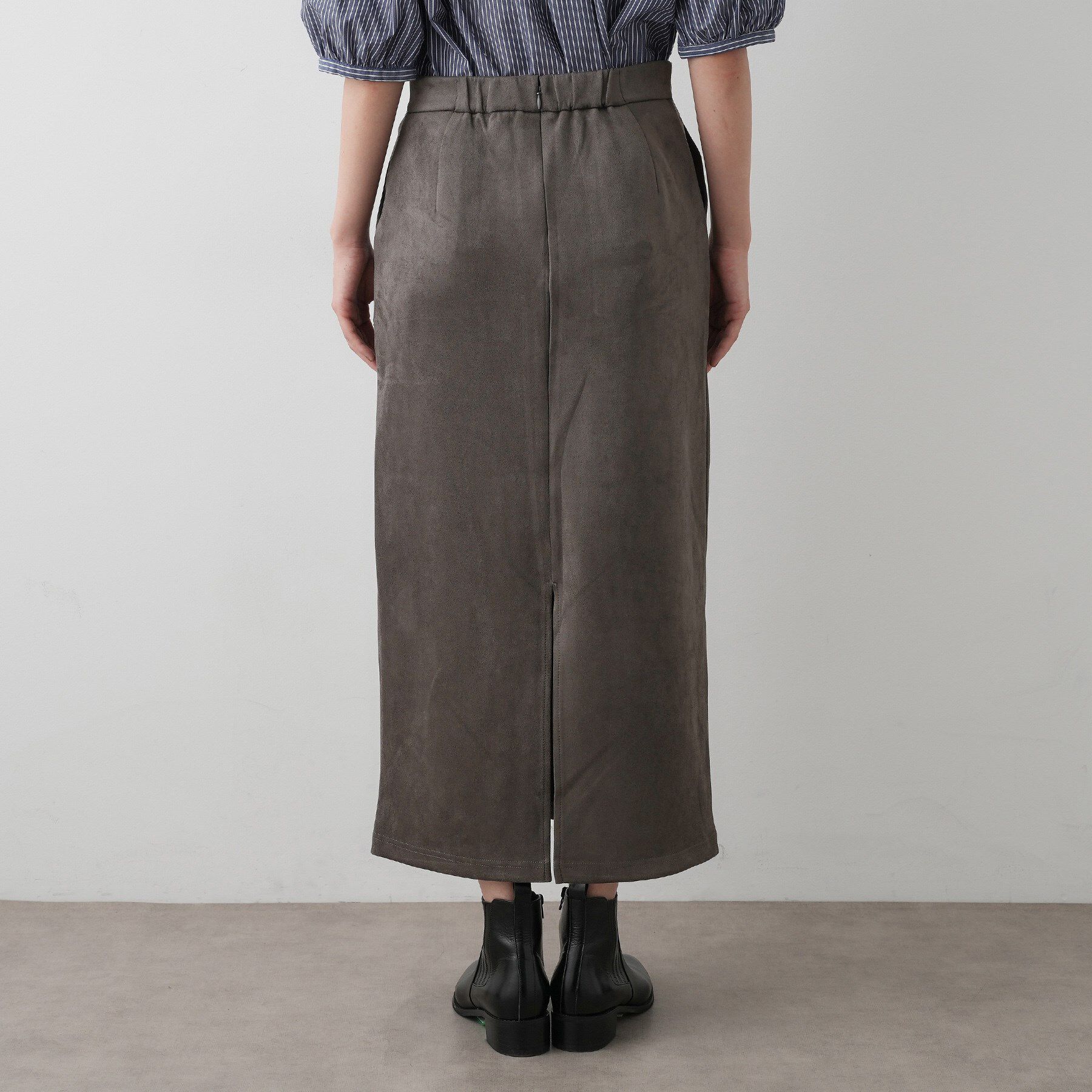 Dessin「【セットアップ可・洗える】マシュマロスウェードスカート」|スカート|