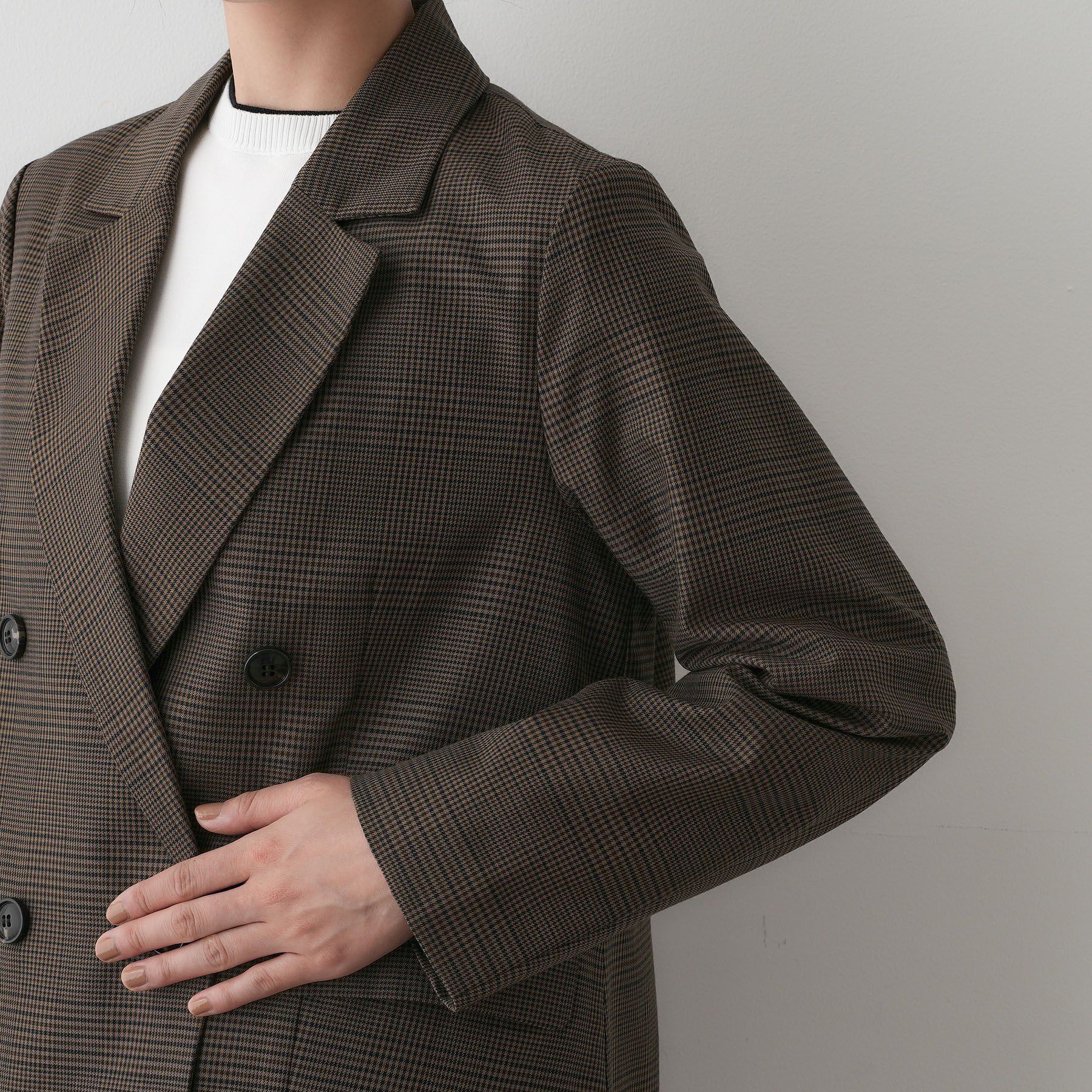 Dessin「【洗える】ダブルブレストジャケット」|テーラードジャケット|