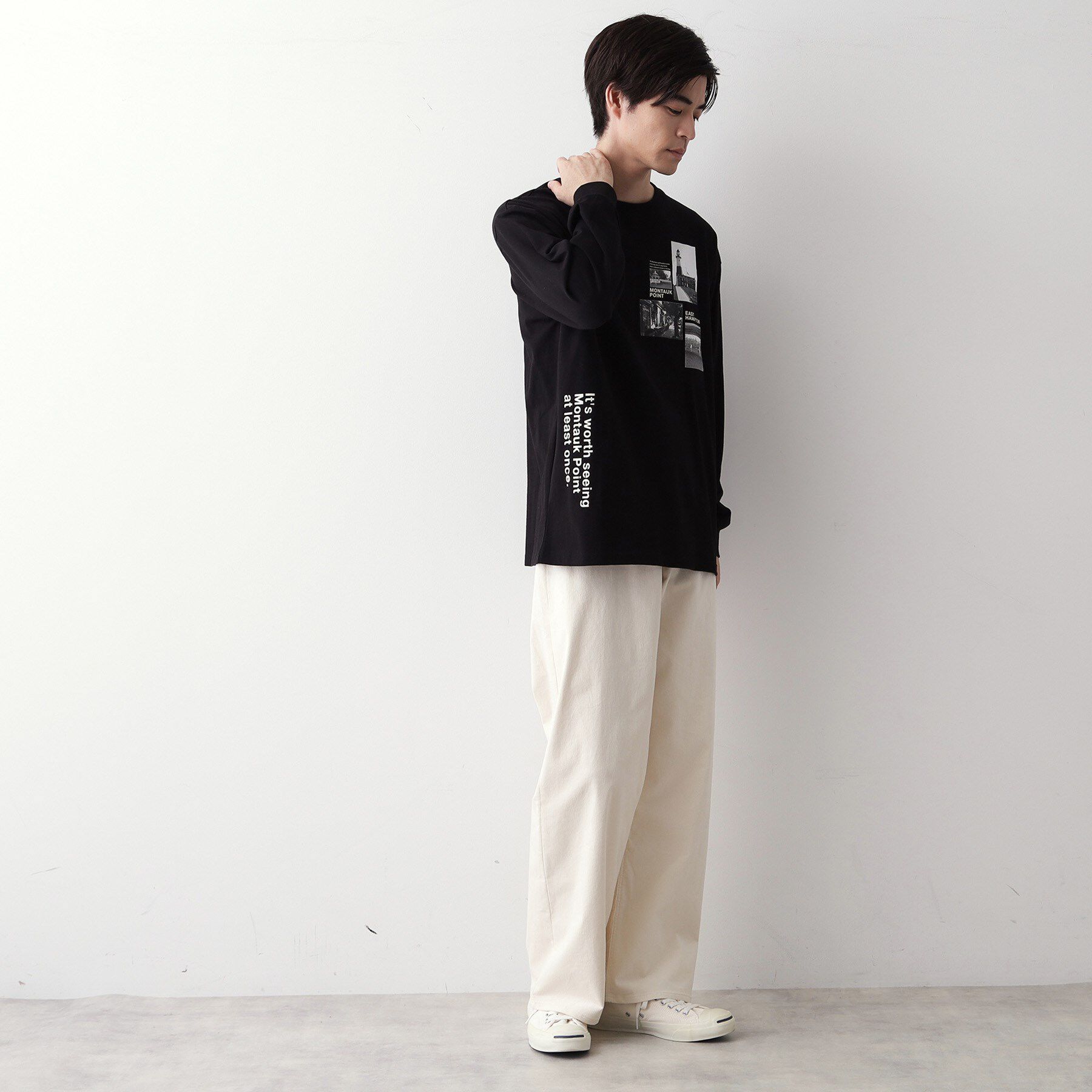 Dessin「【洗える】オーガニック天竺フォトロンT」|Tシャツ・カットソー|