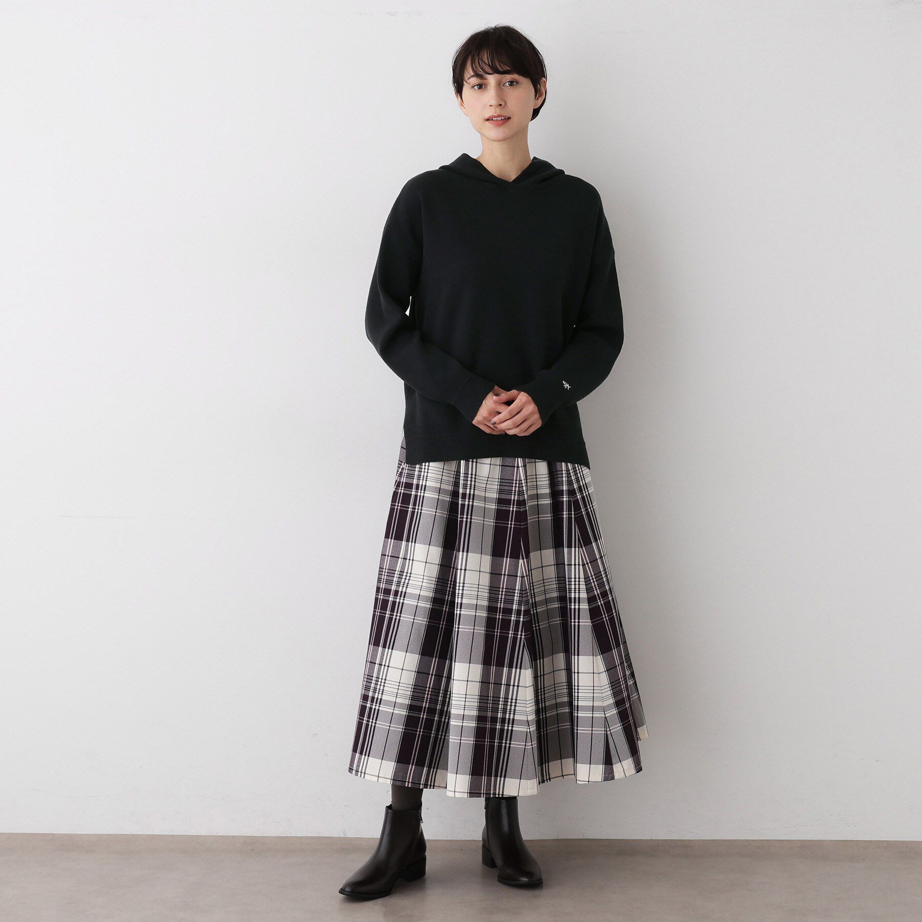 Dessin「【洗える／体型カバー】ちょうどいいニットパーカ」|ニット・セーター|