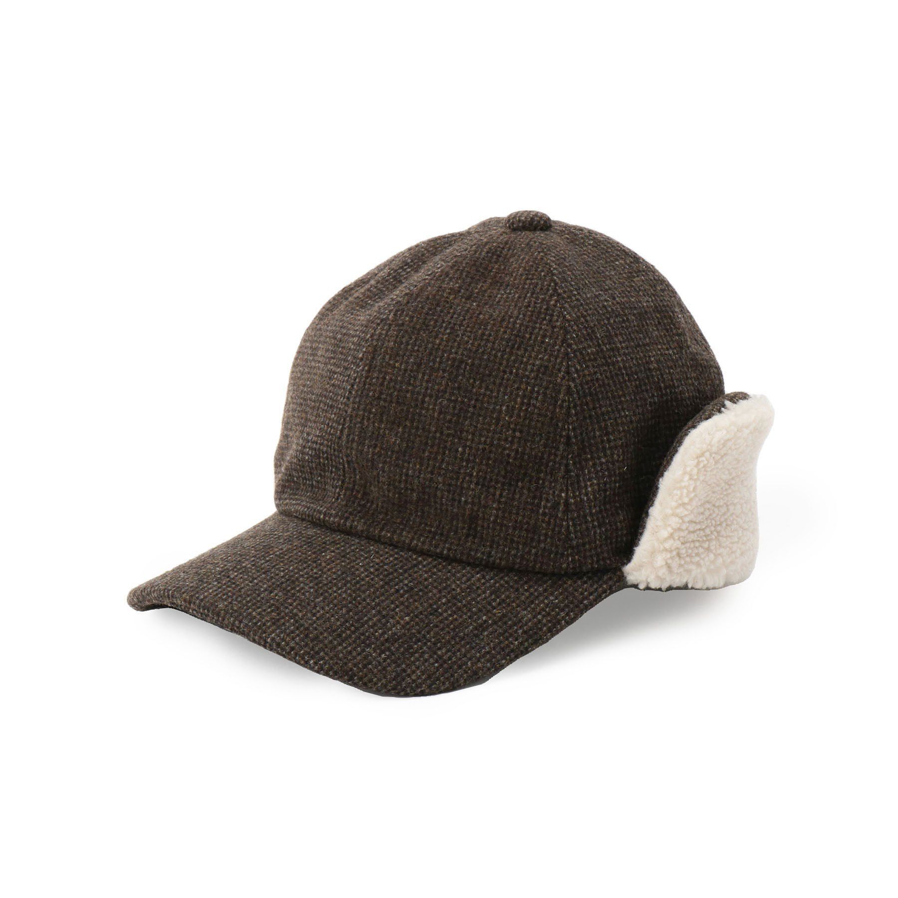 Dessin「ボアイヤーフラップ付きキャップ」|キャップ・キャスケット|ブラウン(244)