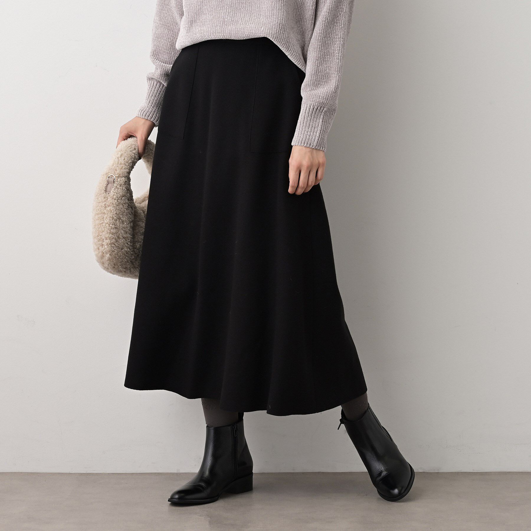 Dessin「メルトンジャージフレアスカート」|スカート|