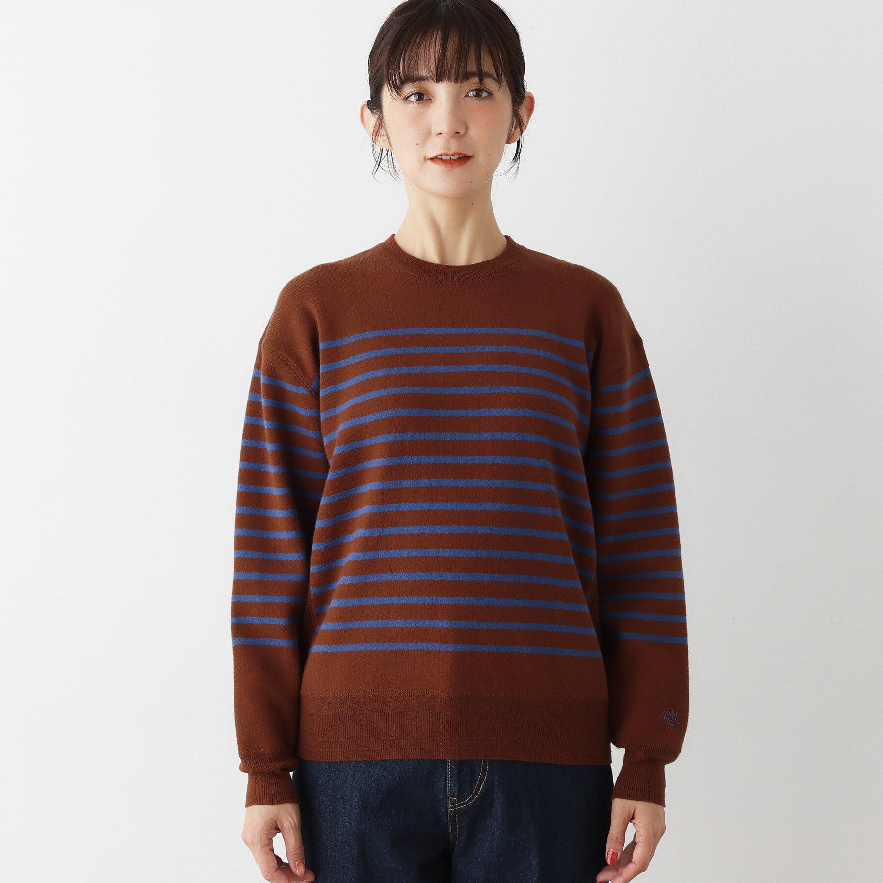 Dessin「【ユニセックス／洗える】コットンカシミヤブレンドセーター」|ニット・セーター|