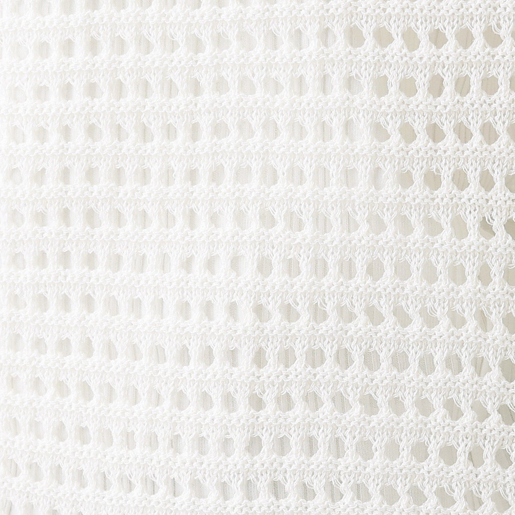 Dessin「【洗える】透かし編み襟付きニットカーディガン」|カーディガン|