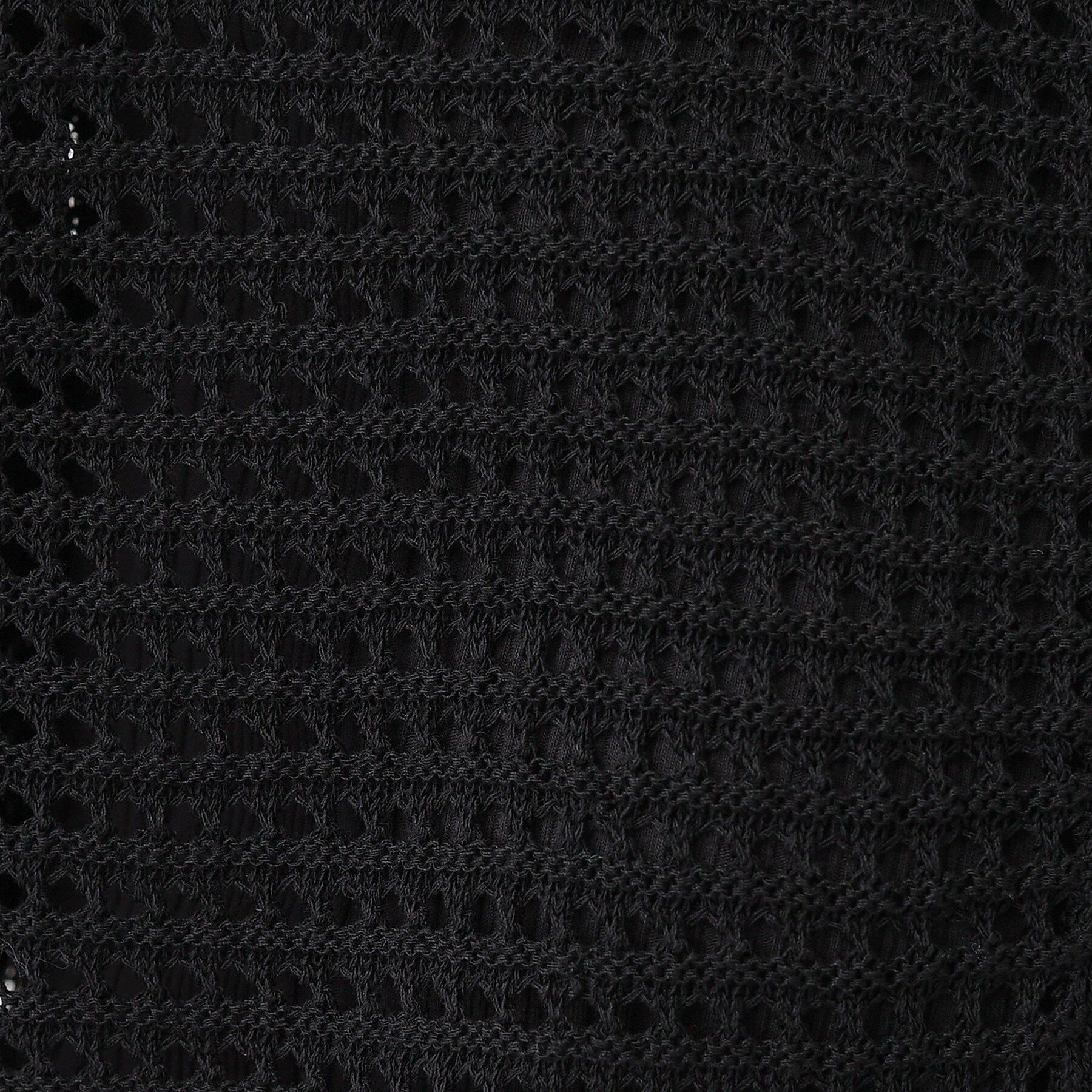 Dessin「【洗える】透かし編み襟付きニットカーディガン」|カーディガン|