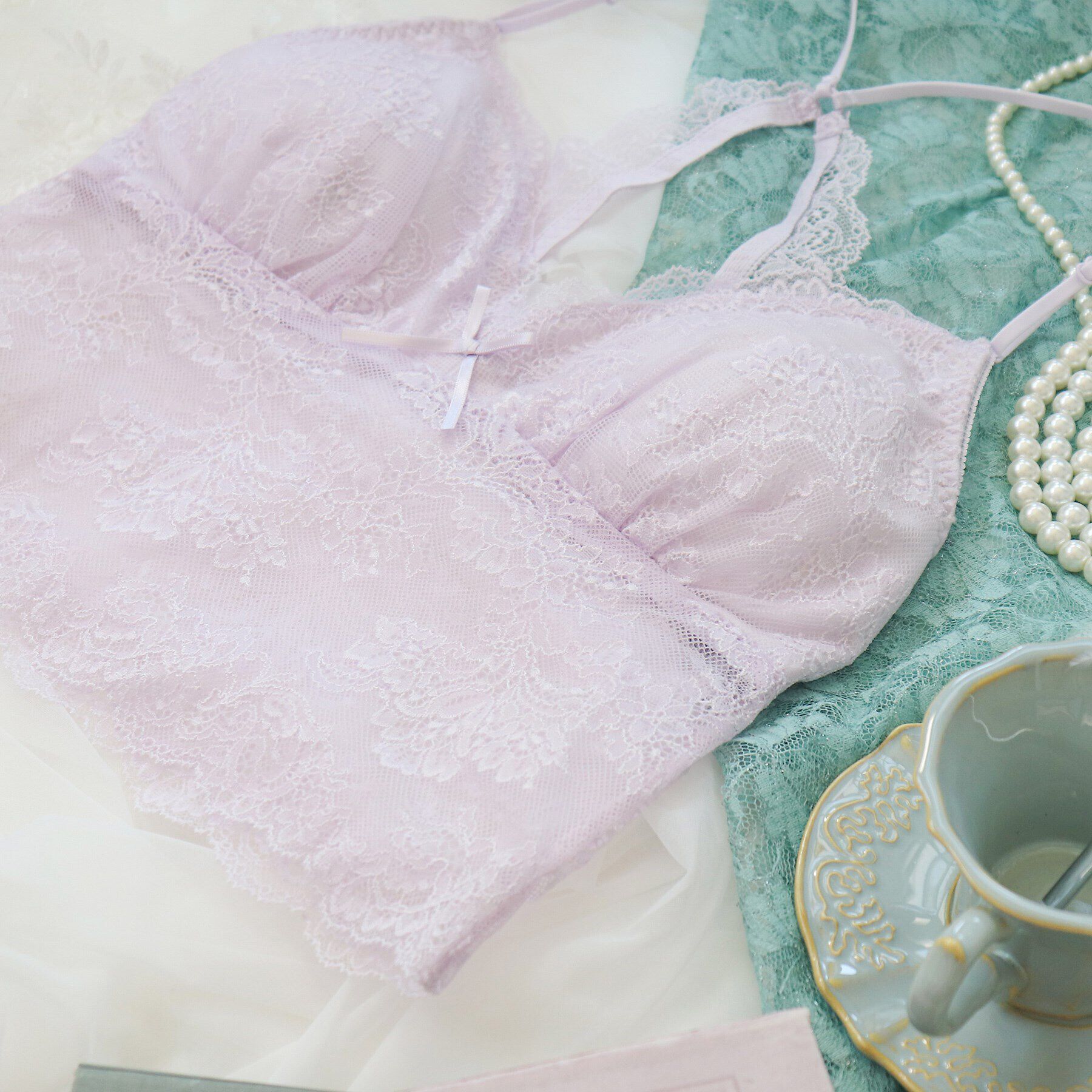 Risa Magli「マリッジ カップ付きキャミソール」|キャミソール|