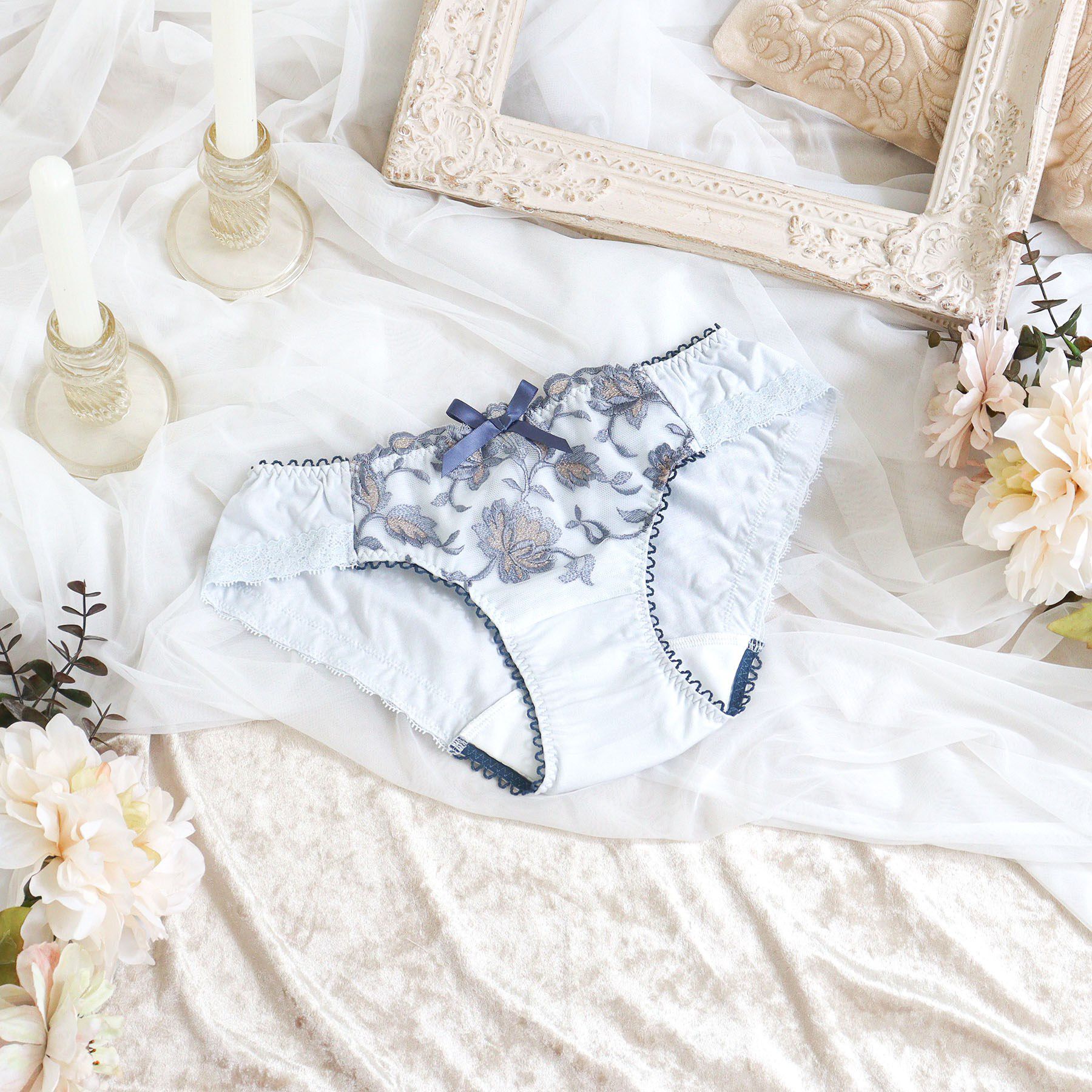 Risa Magli「エレノア サニタリー」|インナー|ブルー(092)