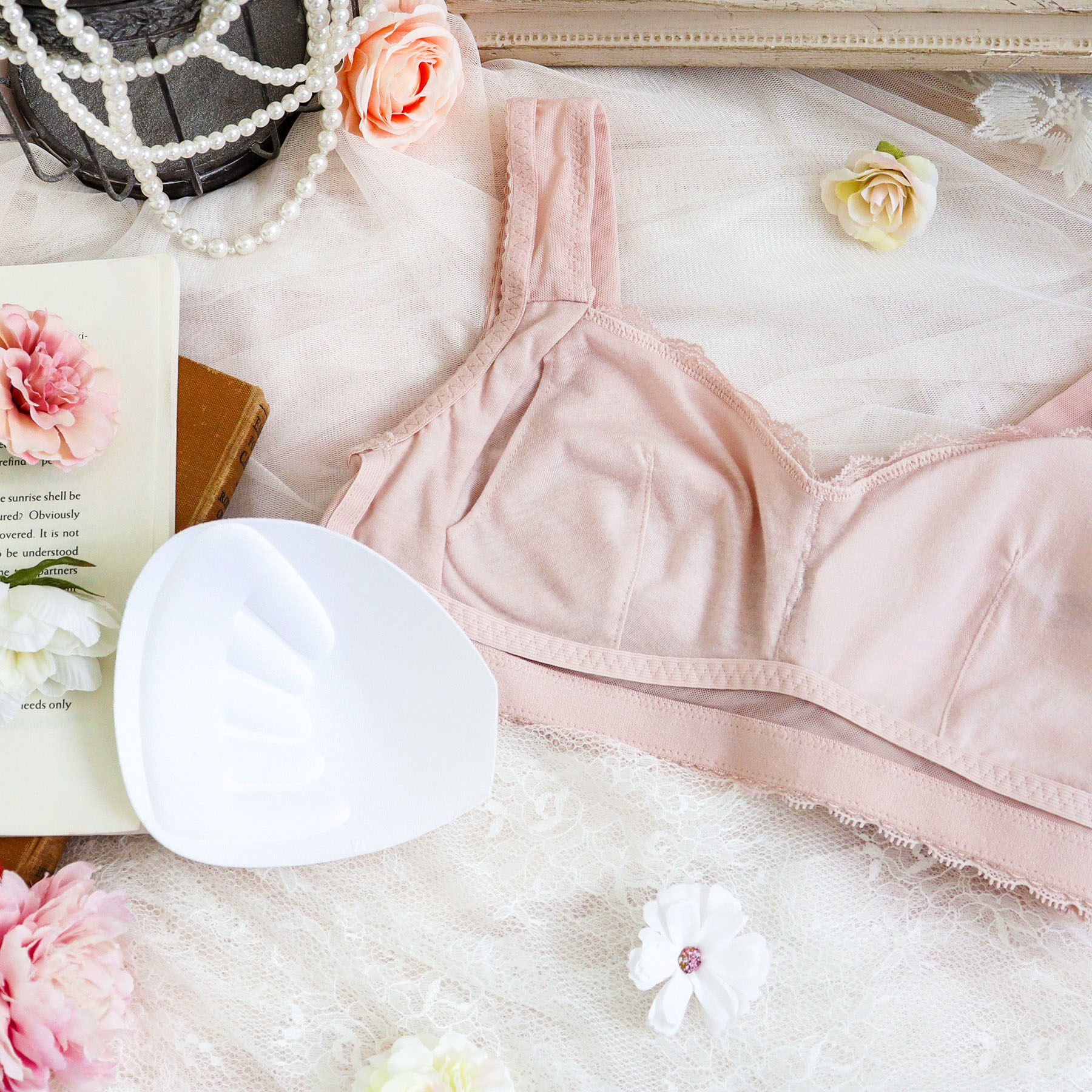 Risa Magli「ジア おやすみブラ  (LL)」|インナー|