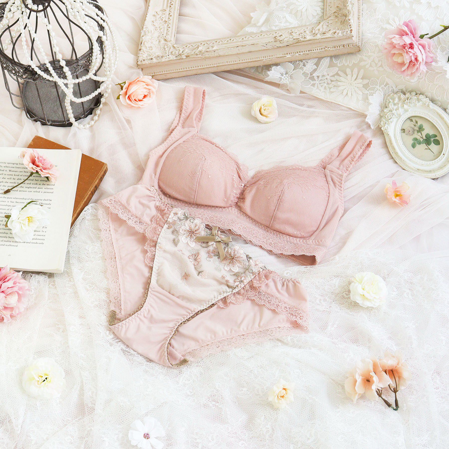 Risa Magli「ジア おやすみブラ  (3L)」|インナー|