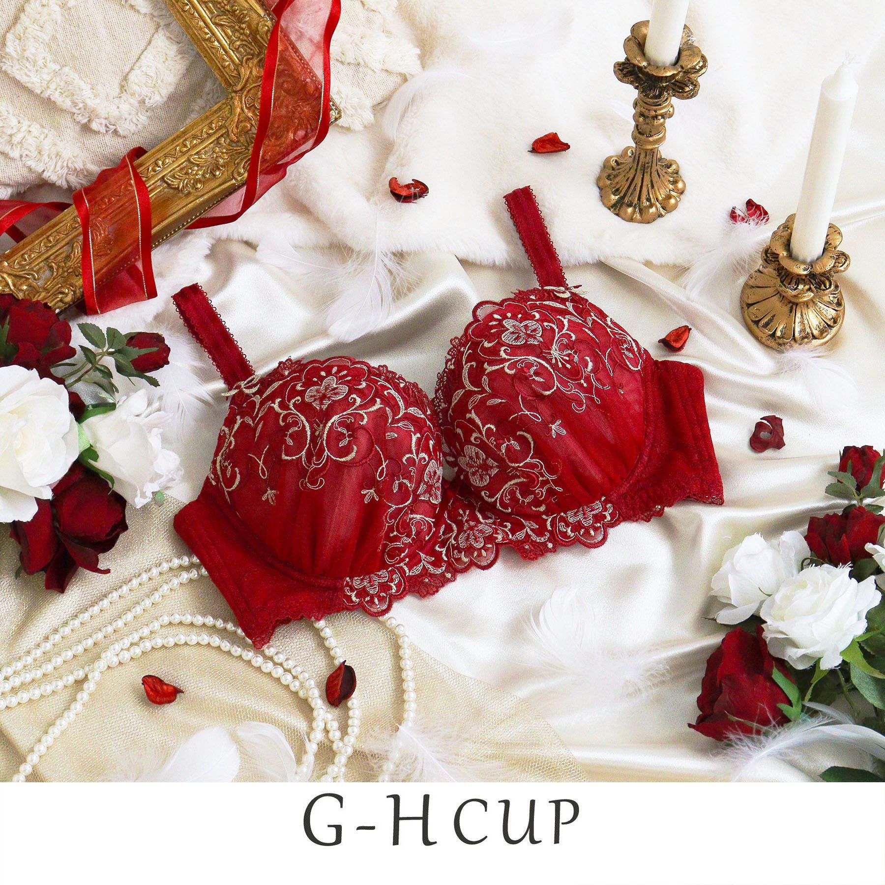 Risa Magli「【アリーナ】 ブラジャー （G-H） ＜N Make Type＞」|インナー|レッド(061)