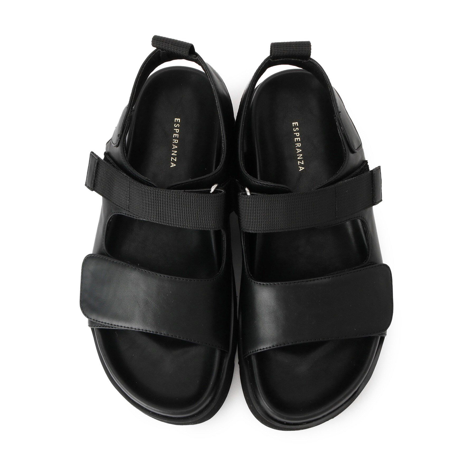 ESPERANZA「ダブルベルト厚底サンダル」|サンダル|