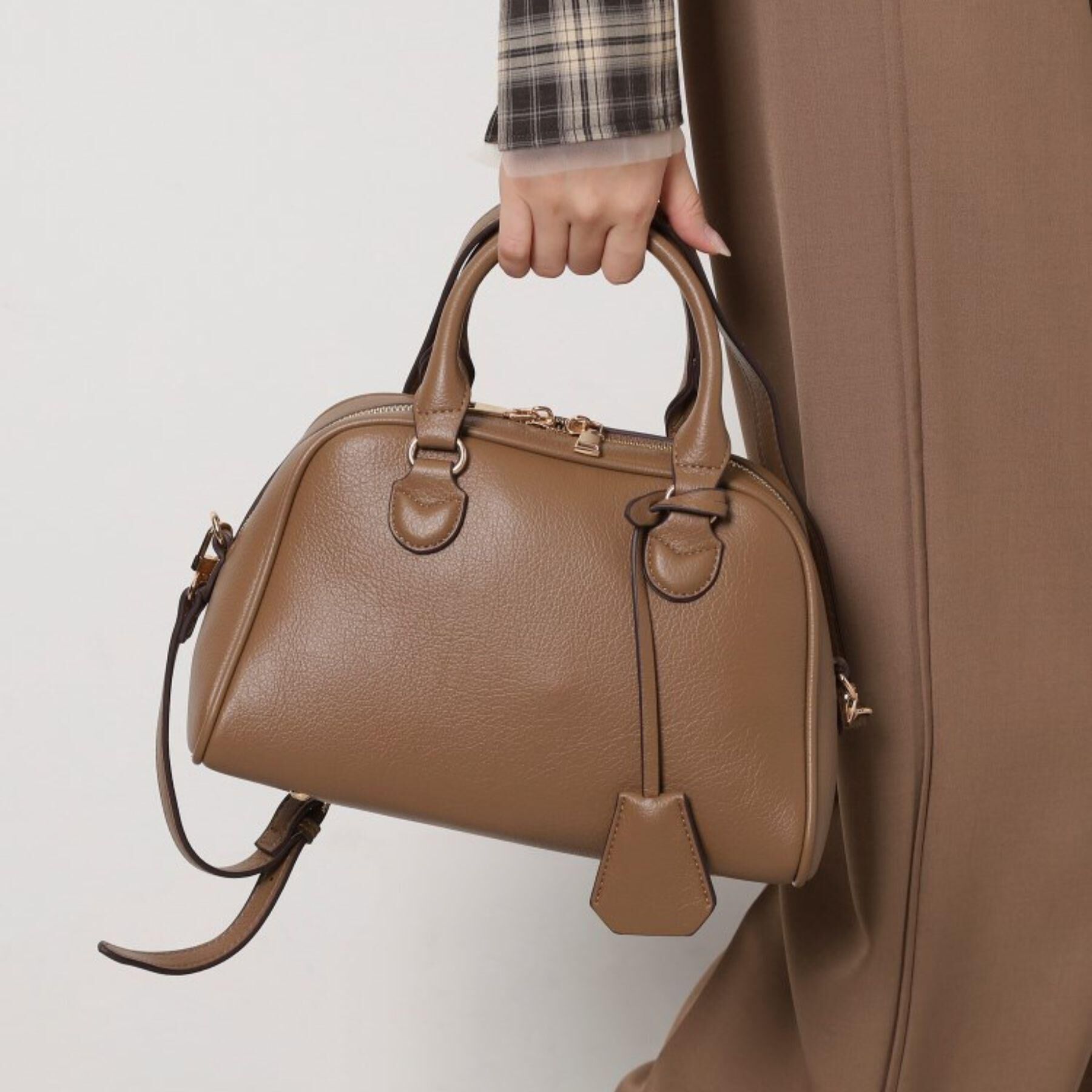 ESPERANZA「シボフェイクレザー2WAYボストンバッグ」|ボストンバッグ|