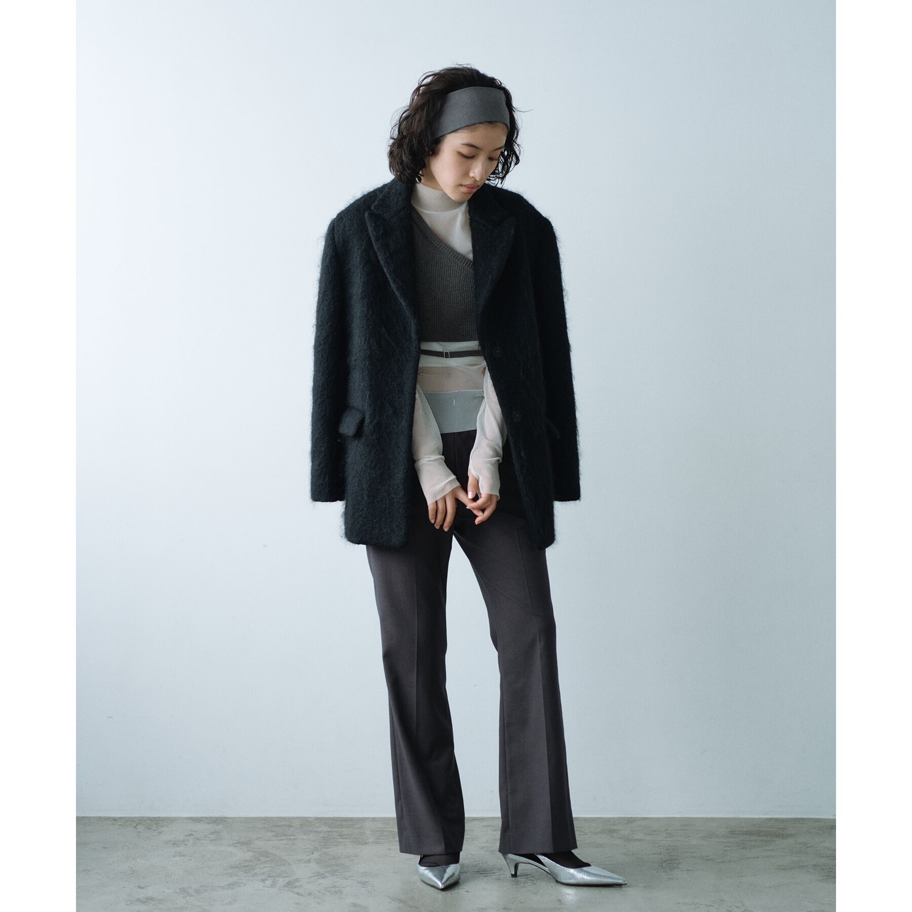 CODE A「asymmetry knit vest」|ニット・セーター|