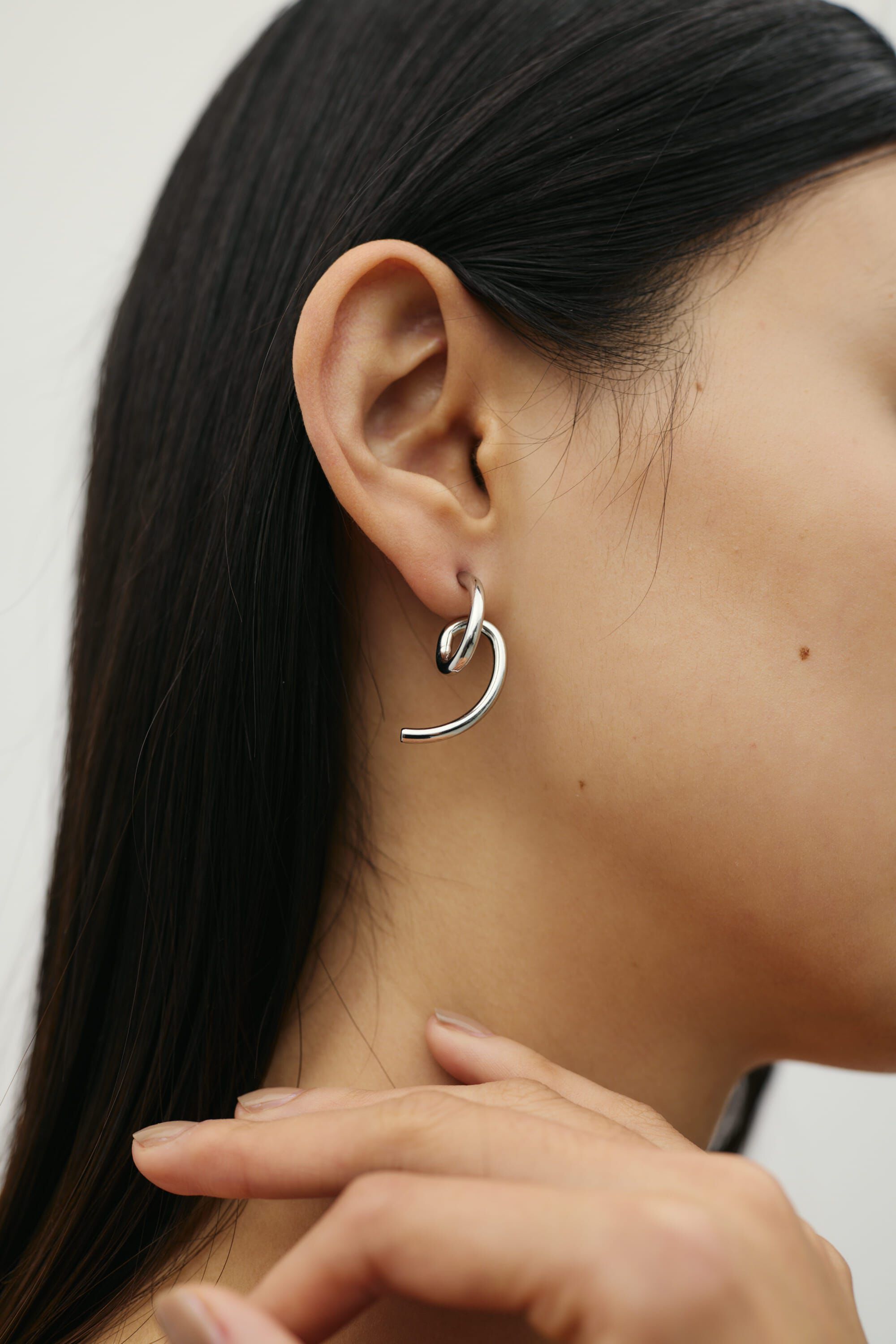 STYLEMIXER「ノットラインピアス」|ピアス|