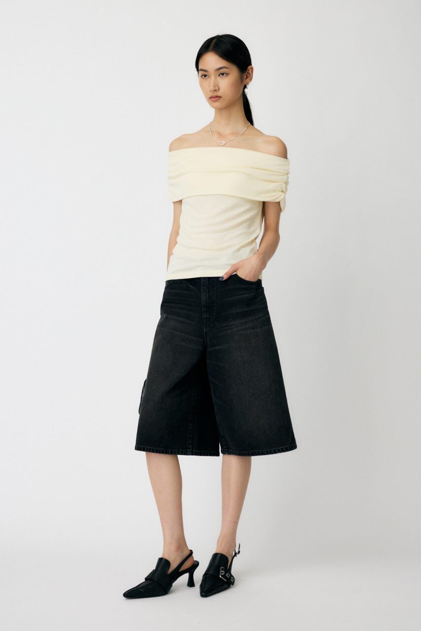 MOUSSY「SHEER OFF SHOULDER トップス」|その他|