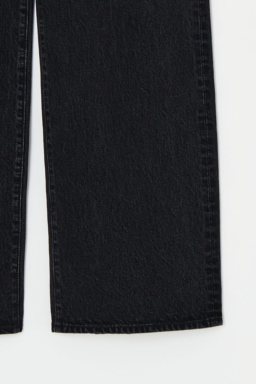 MOUSSY「LOW SLUNG WIDE ストレート」|デニム|