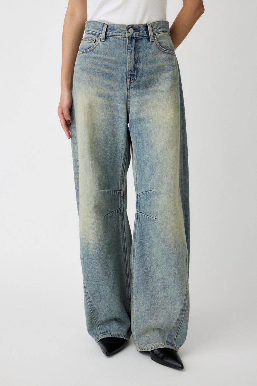 MOUSSY「HORSESHOE バギー」|デニム|