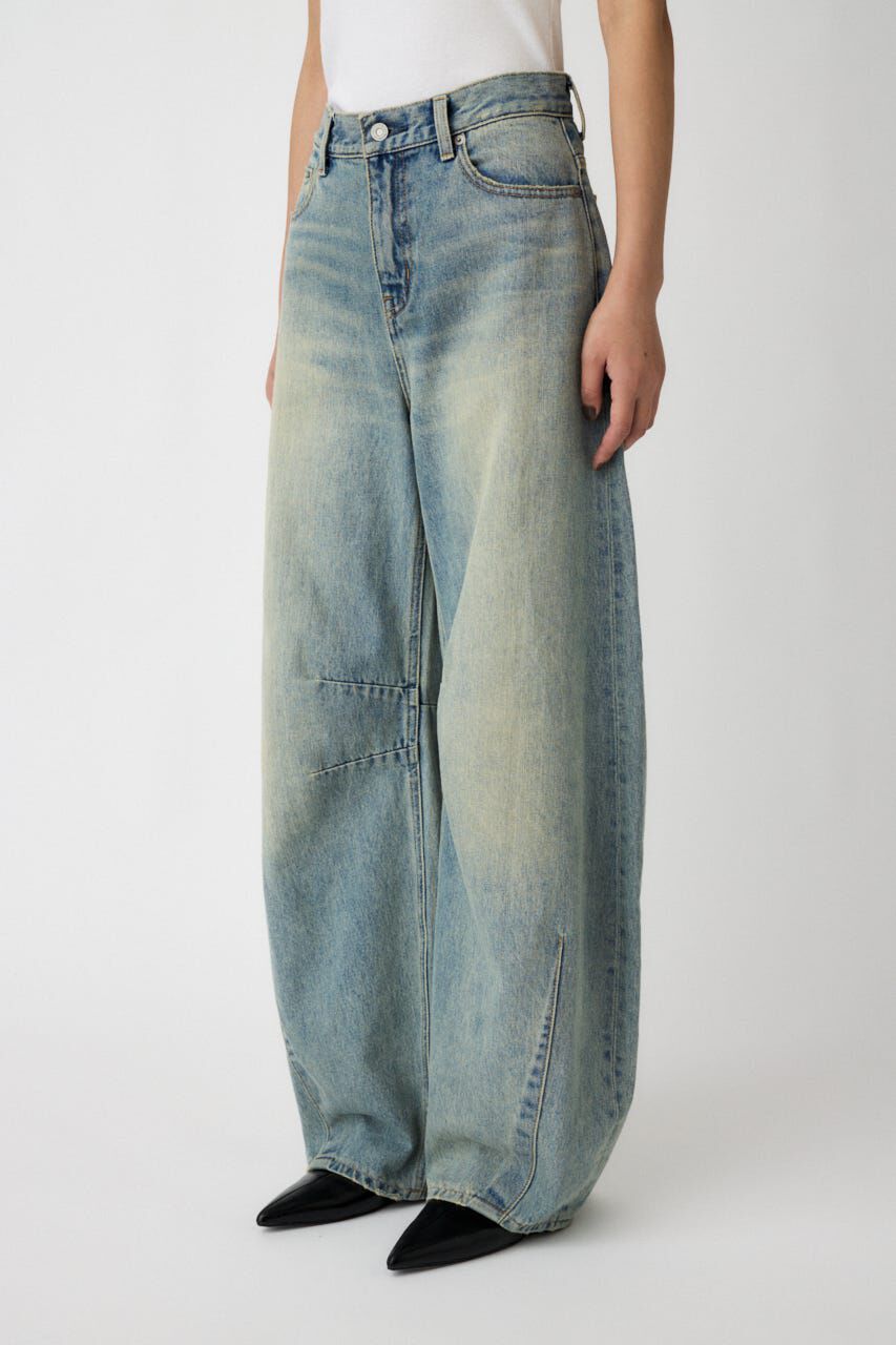 MOUSSY「HORSESHOE バギー」|デニム|