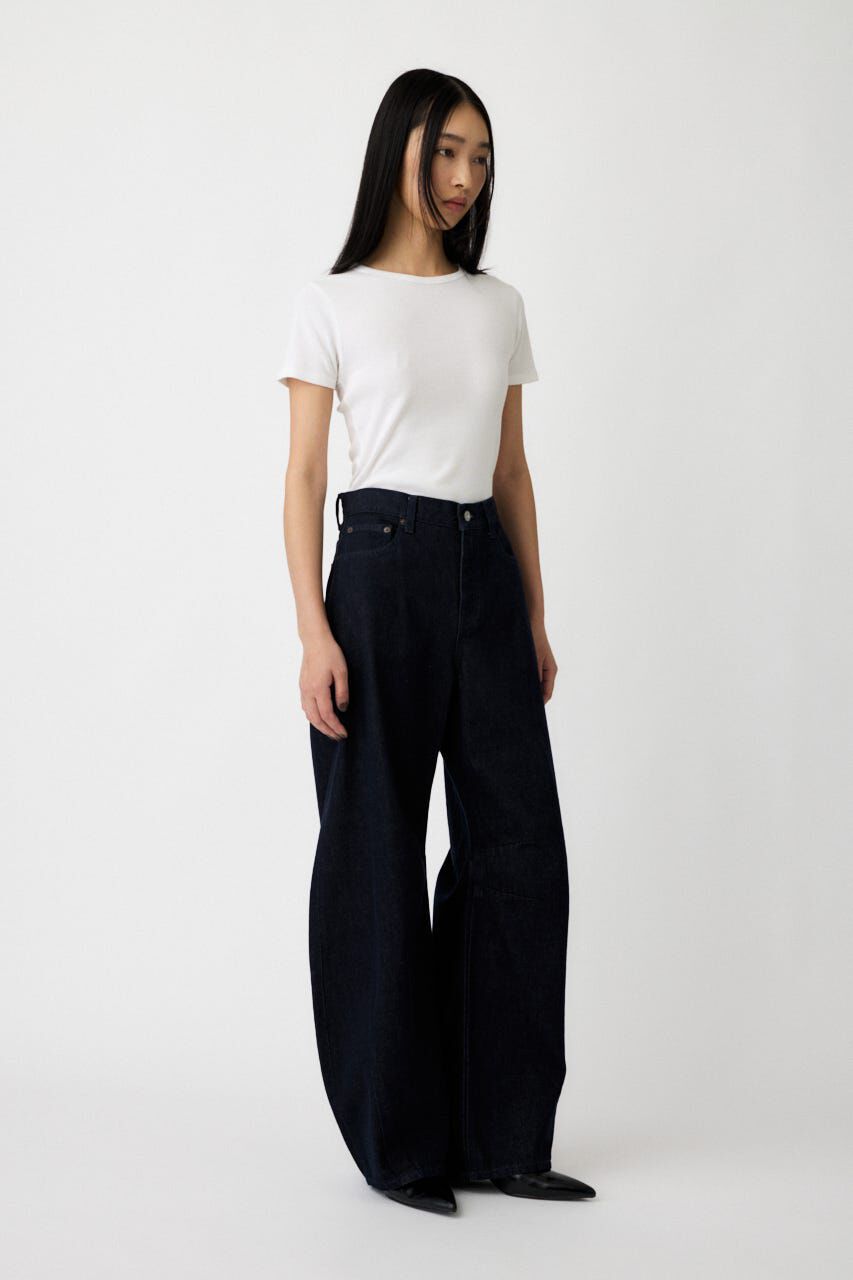 MOUSSY「HORSESHOE バギー」|デニム|