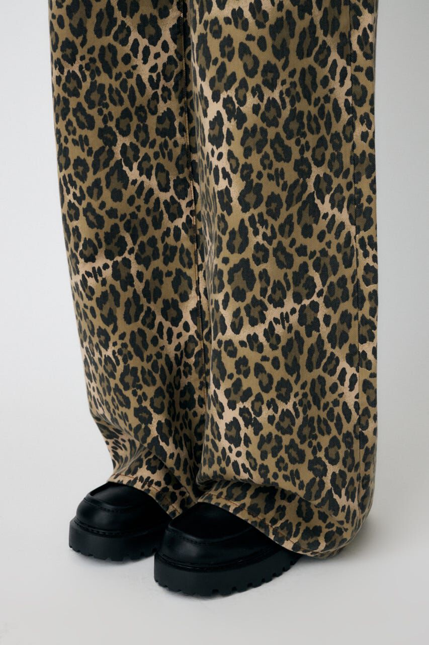 MOUSSY「LEO PRNTED WIDE ストレート」|デニム|