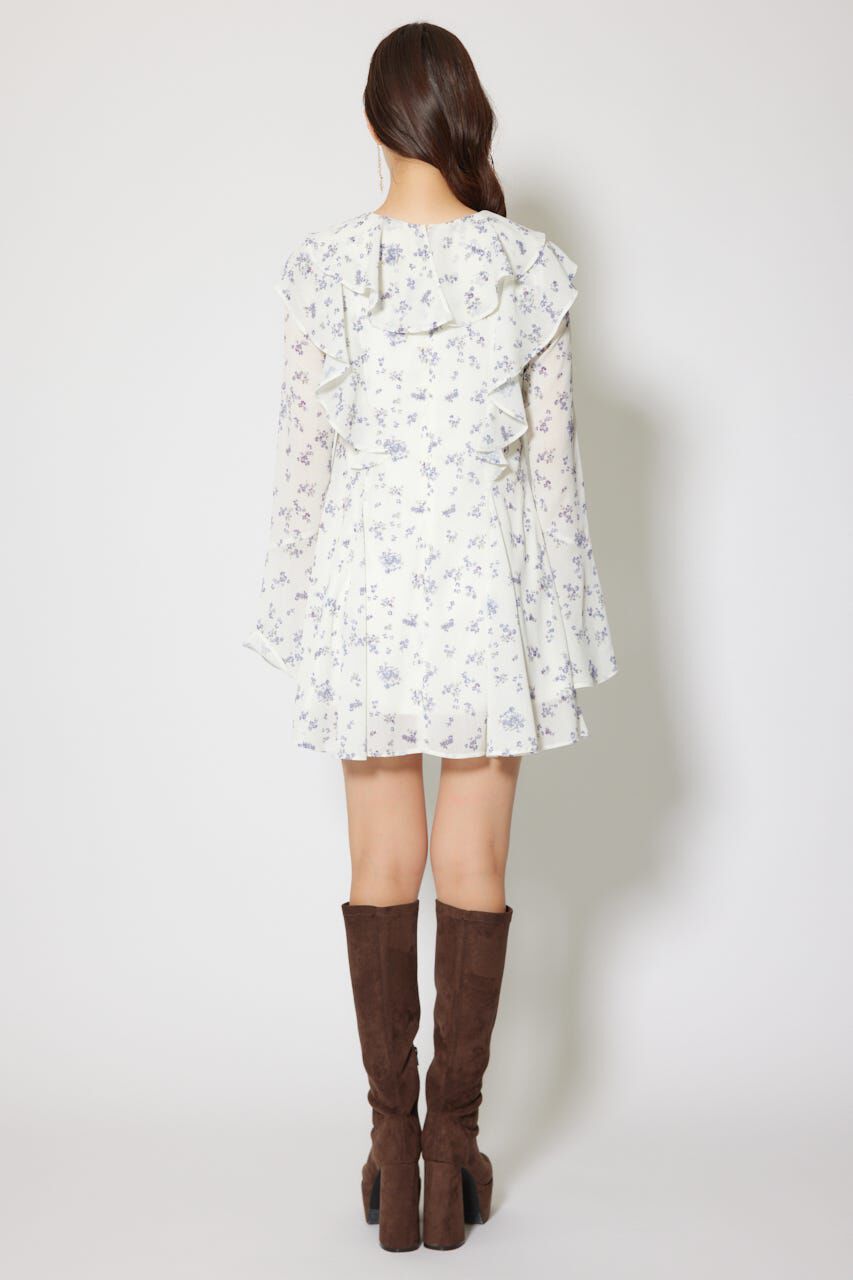 rienda「フリルフレアミニワンピース」|ワンピース|