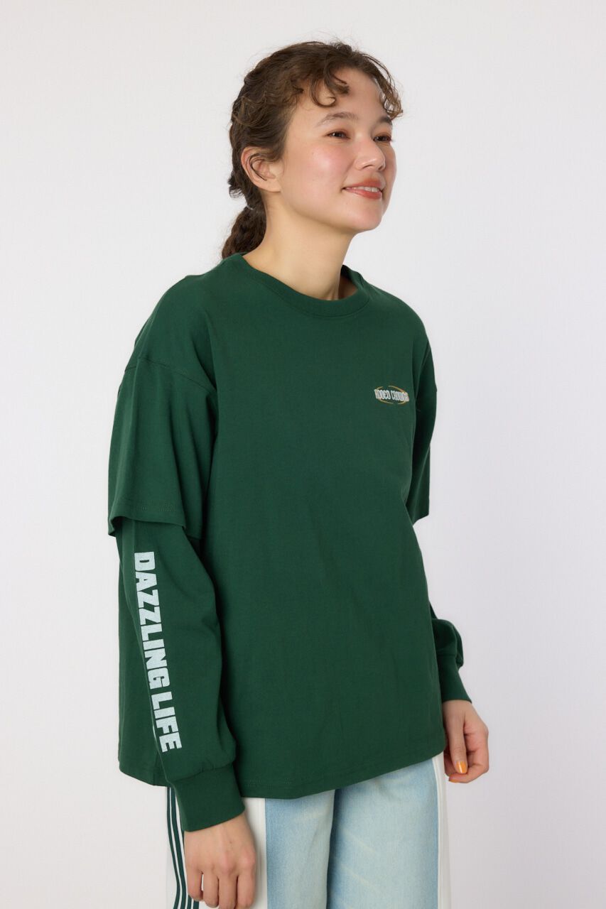 RODEO CROWNS「VintageフェイクレイヤードロングスリーブTシャツ」|Tシャツ・カットソー|