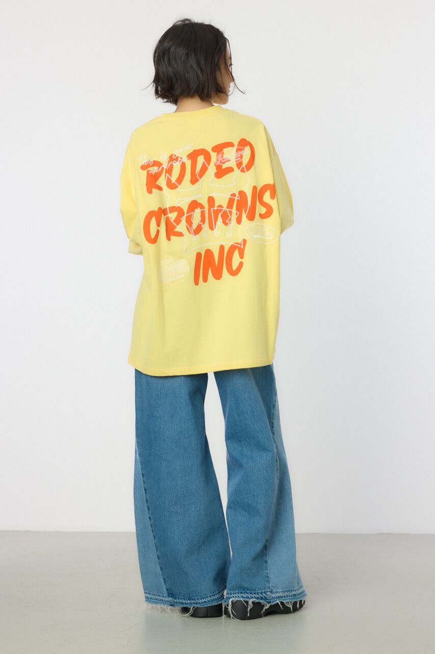 RODEO CROWNS「BACK SKETCH LOGO ロングTシャツ」|Tシャツ・カットソー|
