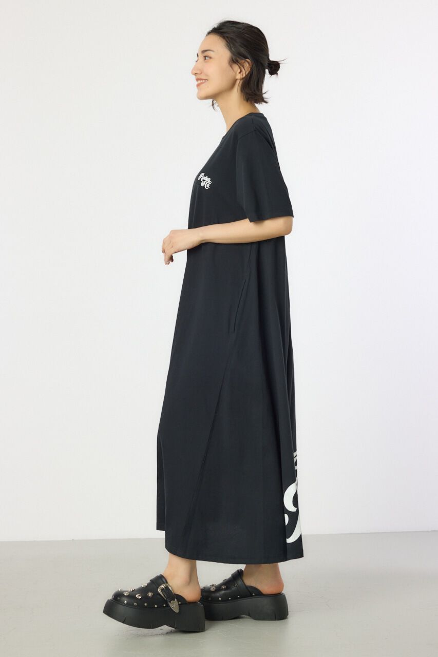 RODEO CROWNS「Vネックスクリプトロゴマキシワンピース」|ワンピース|