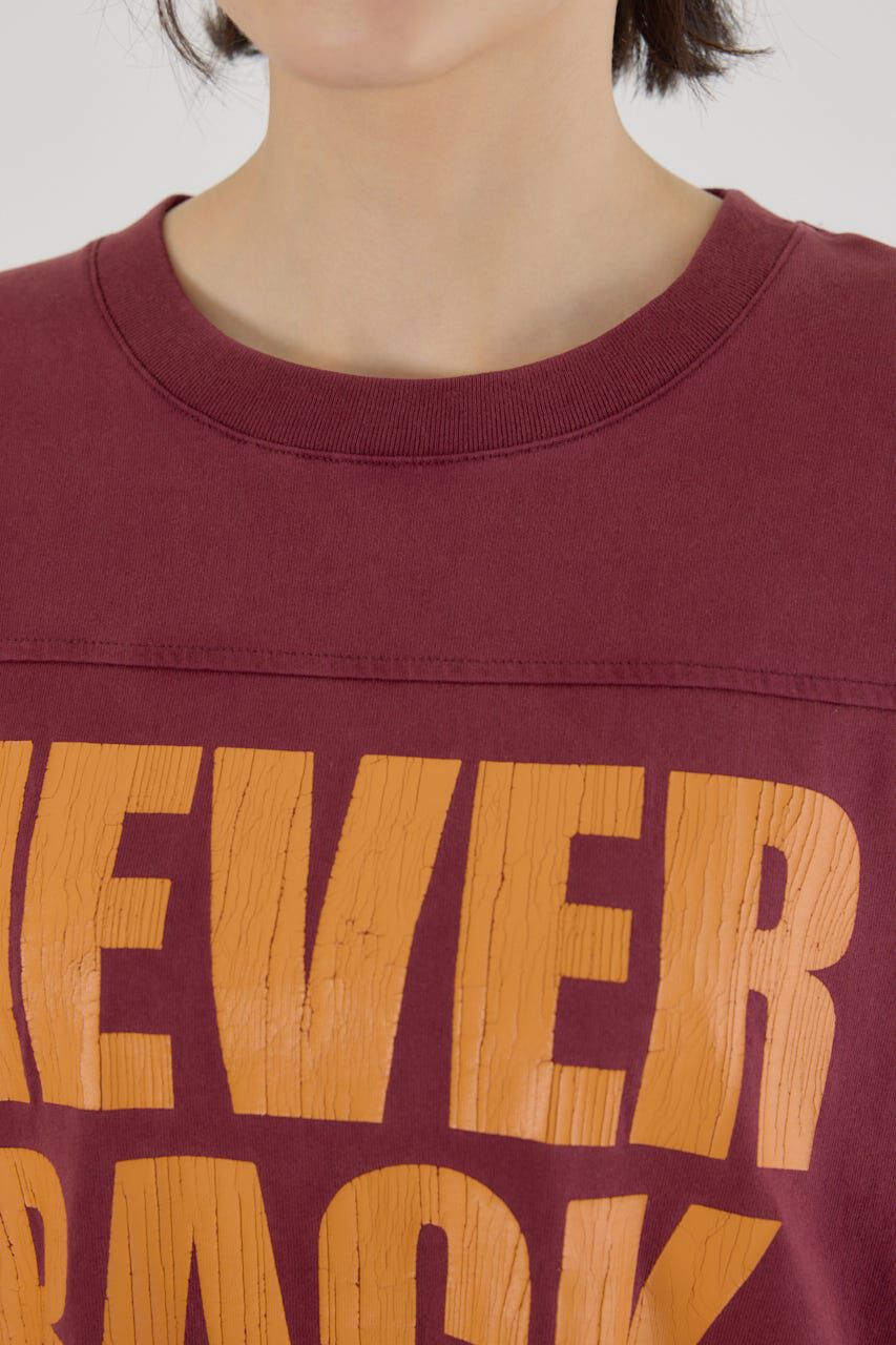 RODEO CROWNS「メッセージ5分袖Tシャツ」|Tシャツ・カットソー|