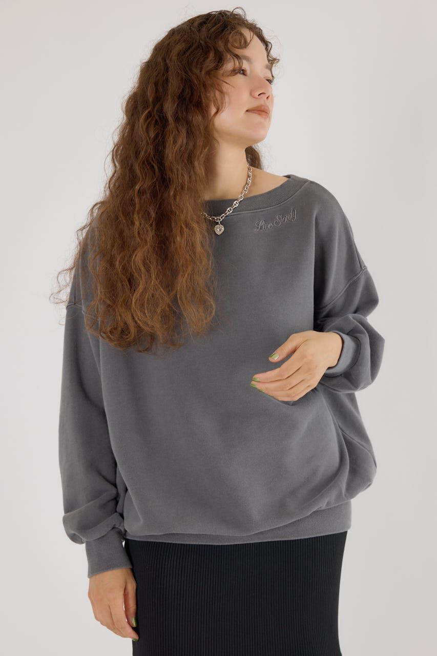 RODEO CROWNS「ワンショルダースウェットトップス」|Tシャツ・カットソー|BLK