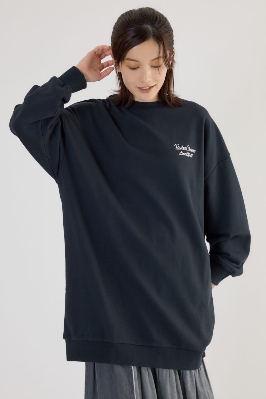 RODEO CROWNS「バンダナパッチスウェットワンピース」|ワンピース|