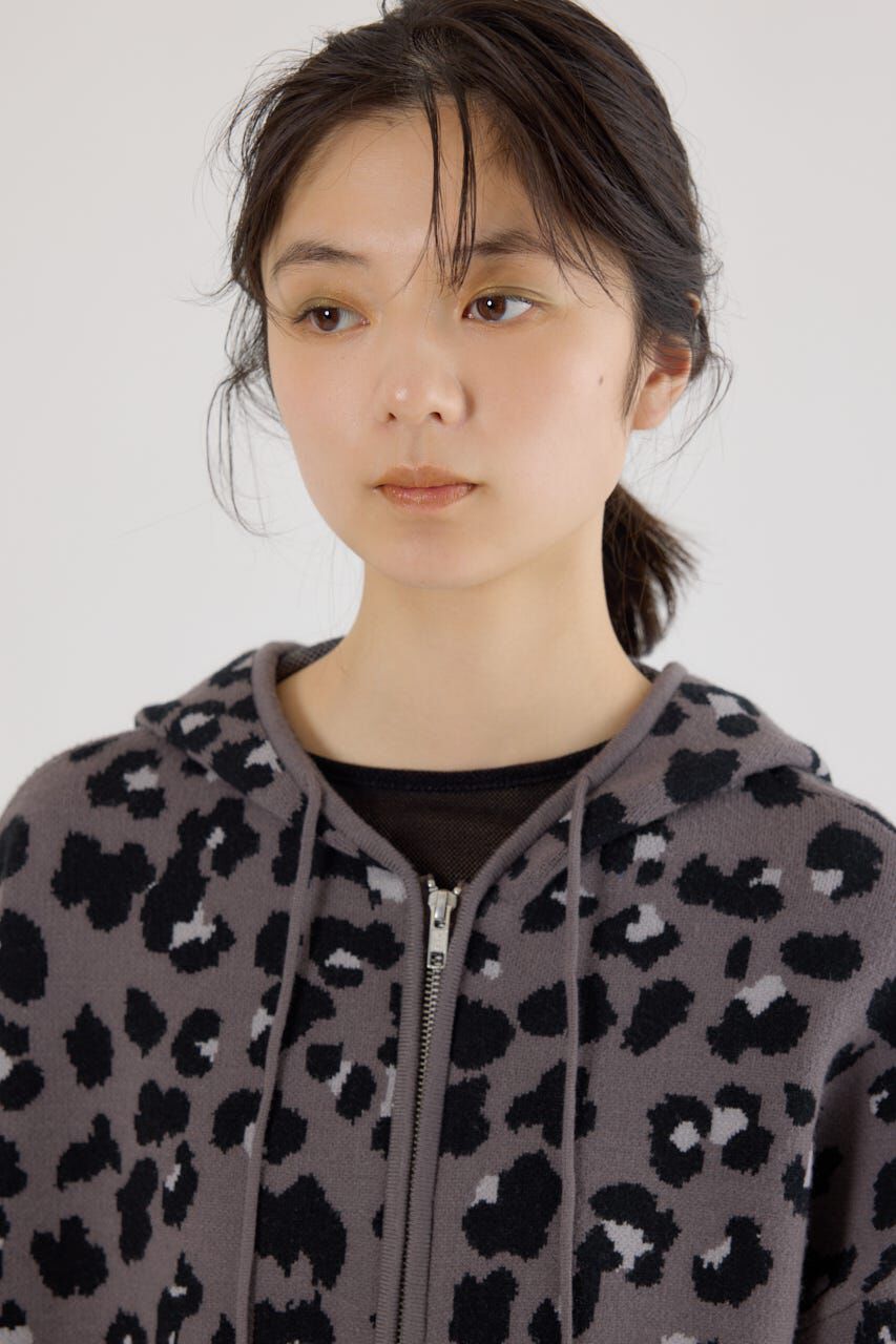 RODEO CROWNS「ジャガードニットジップパーカー」|パーカー|