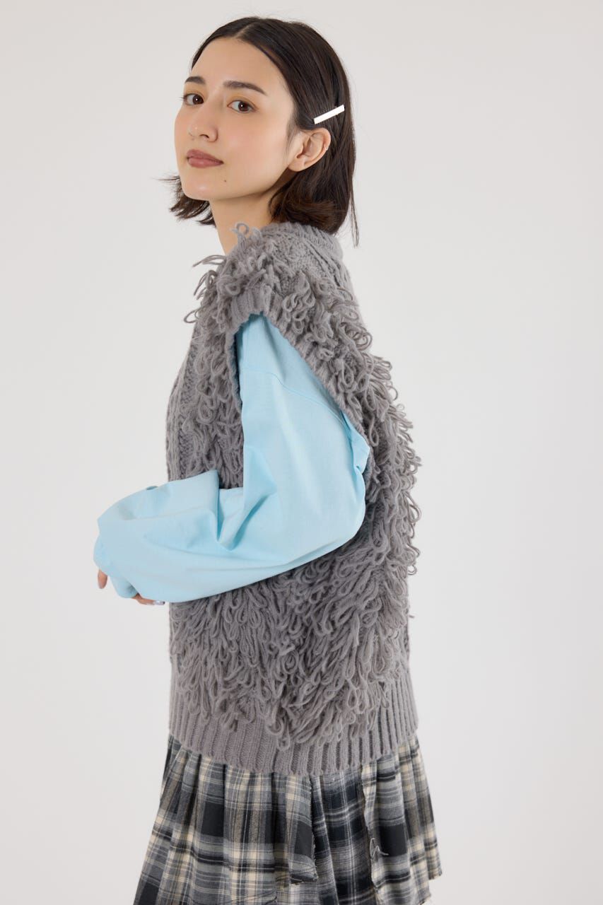 RODEO CROWNS「ケーブルニットベスト」|ニット・セーター|