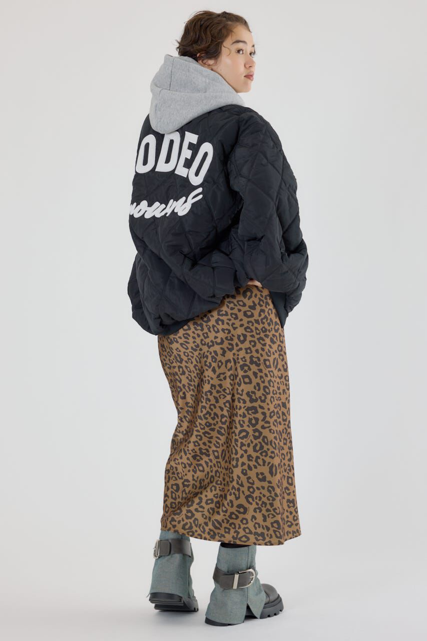 RODEO CROWNS「キルティングフードブルゾン」|ブルゾン・スタジャン|