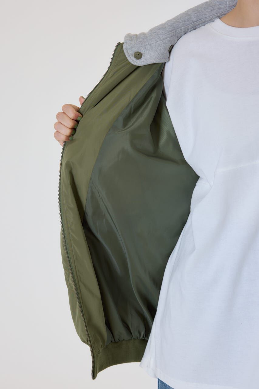 RODEO CROWNS「キルティングフードブルゾン」|ブルゾン・スタジャン|