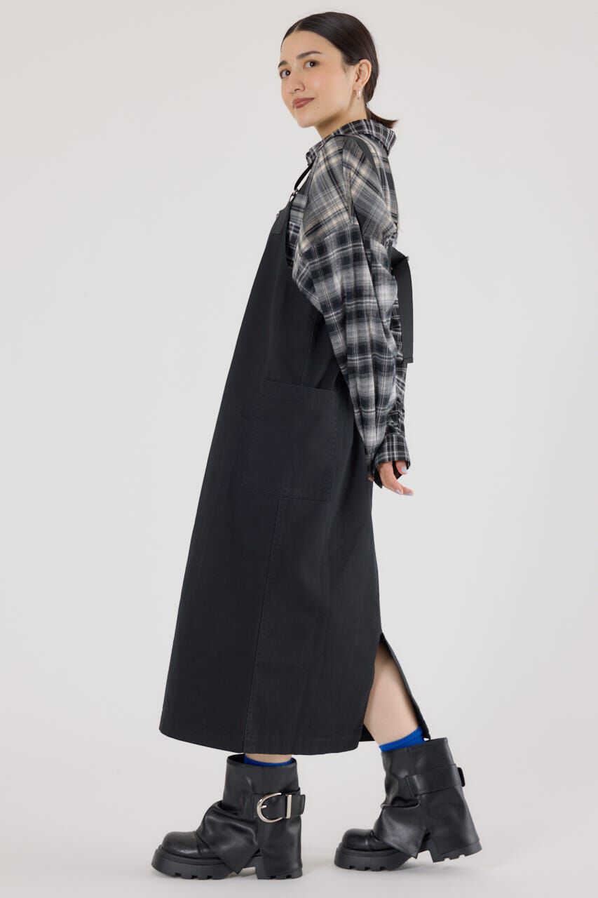 RODEO CROWNS「フロントジップジャンパースカート」|ワンピース|