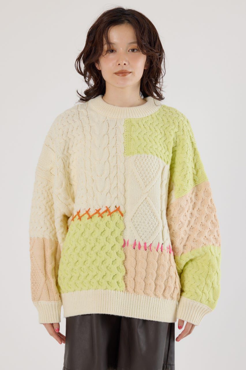 RODEO CROWNS「カスタムケーブルニット」|ニット・セーター|