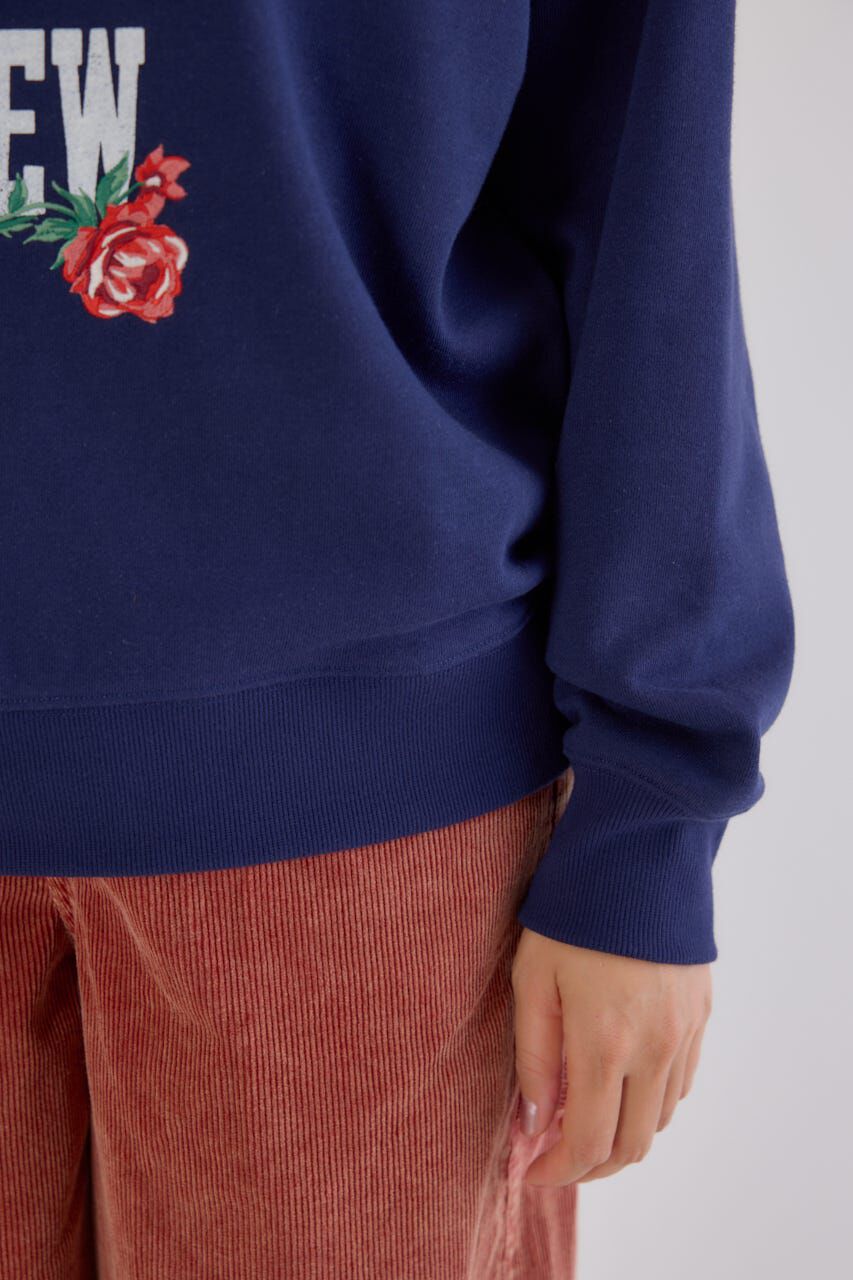 RODEO CROWNS「フラワーステッチカレッジスウェット」|パーカー|