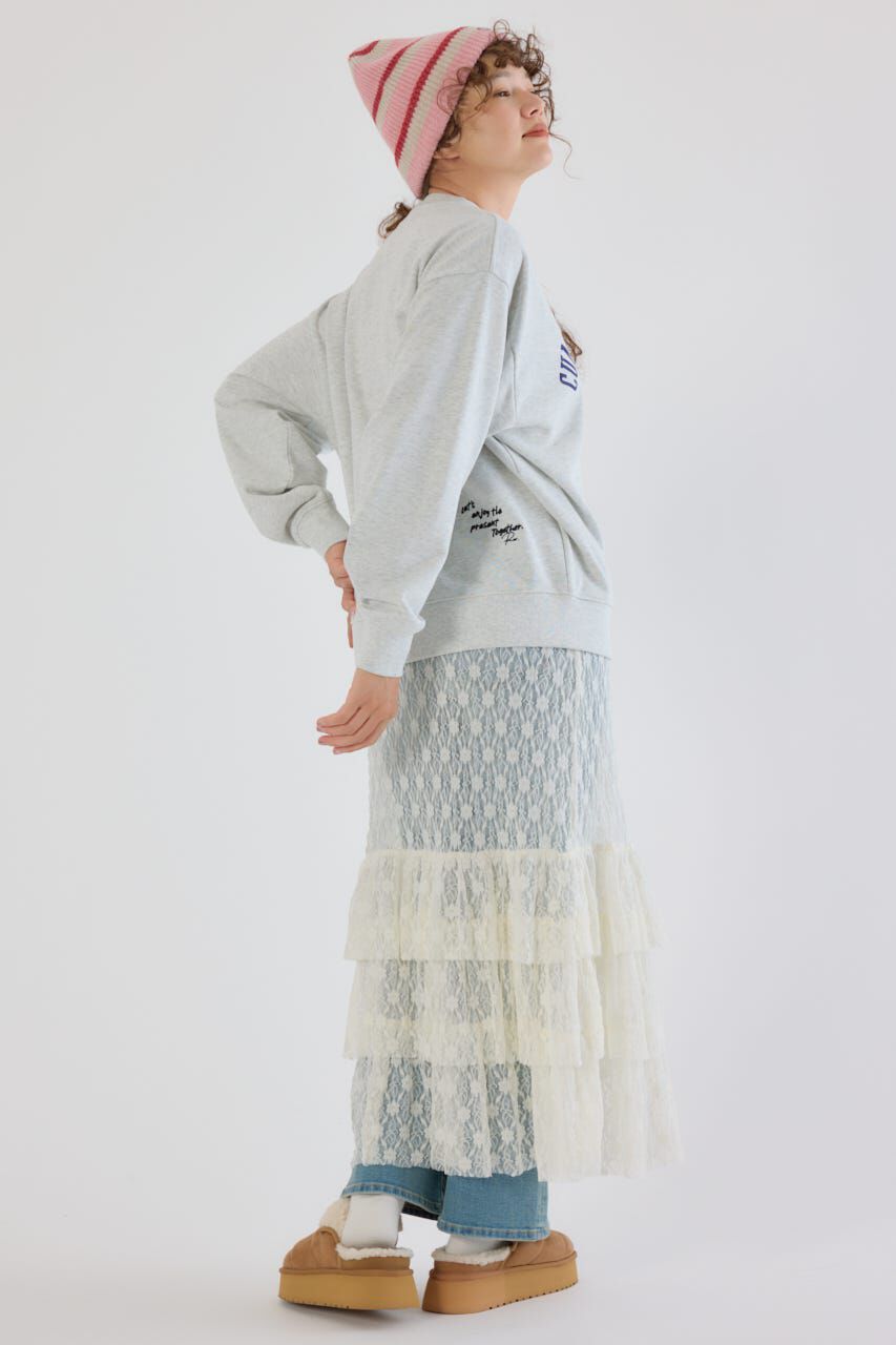 RODEO CROWNS「フラワーステッチカレッジスウェット」|パーカー|