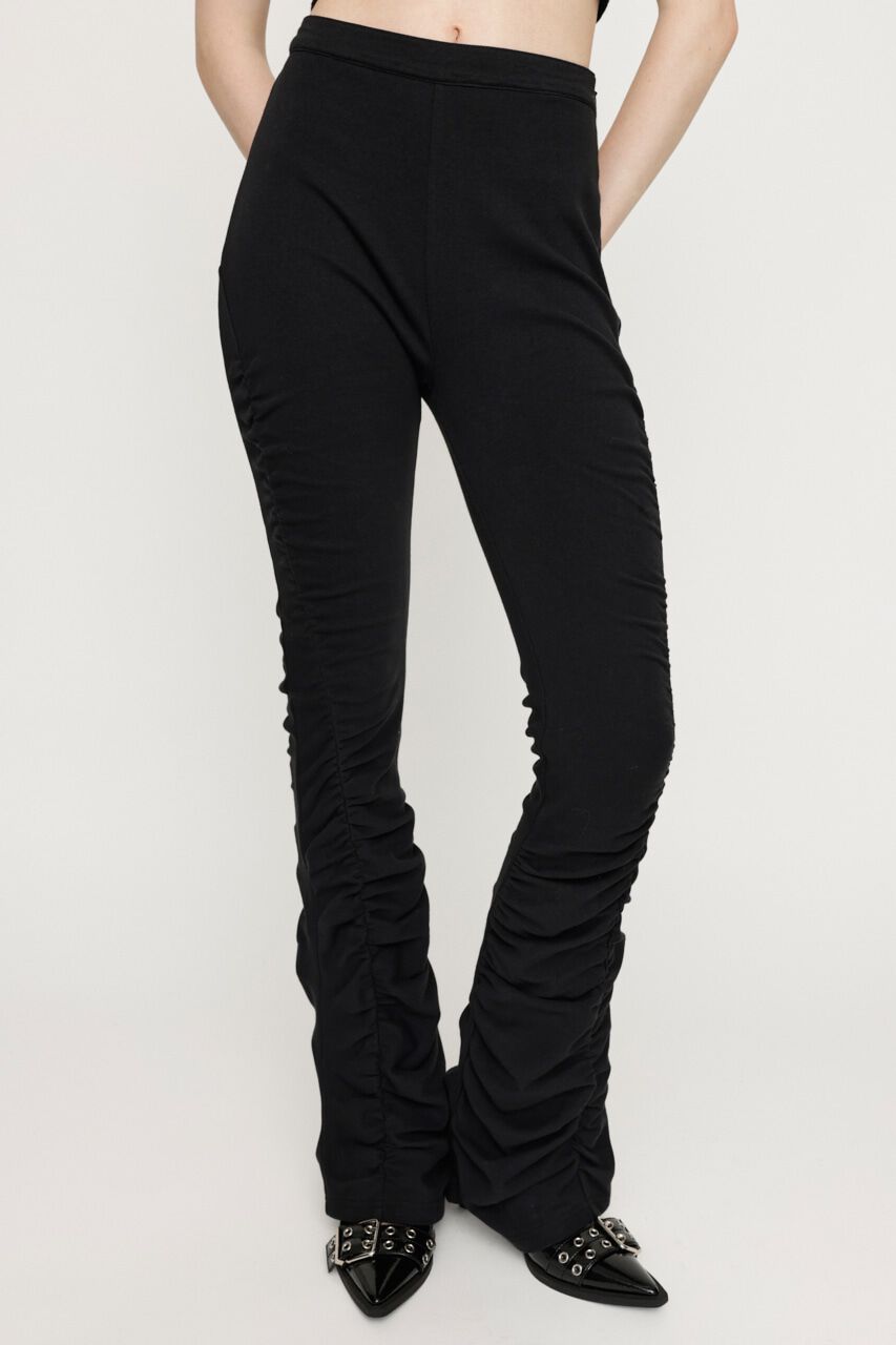 SLY「GATHER FLARE CUT パンツ」|その他|BLK