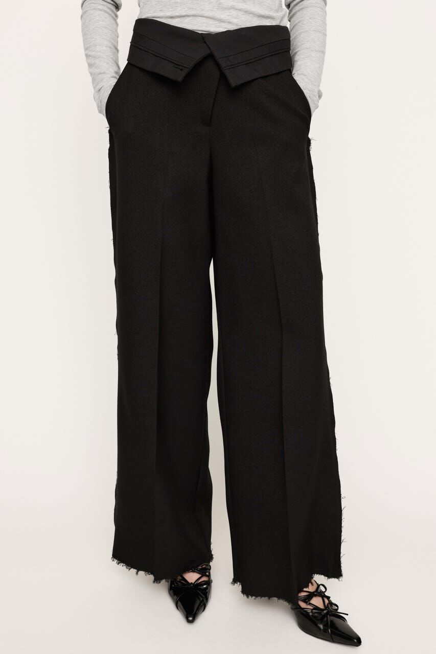 SLY「2WAY CUT OUT MANNISH パンツ」|その他|BLK