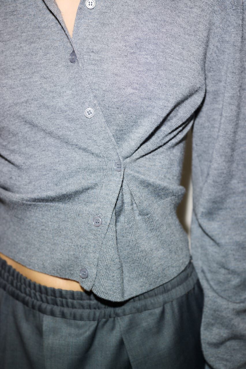 SLY「KNIT POLO 2WAY HG カーディガン」|カーディガン|