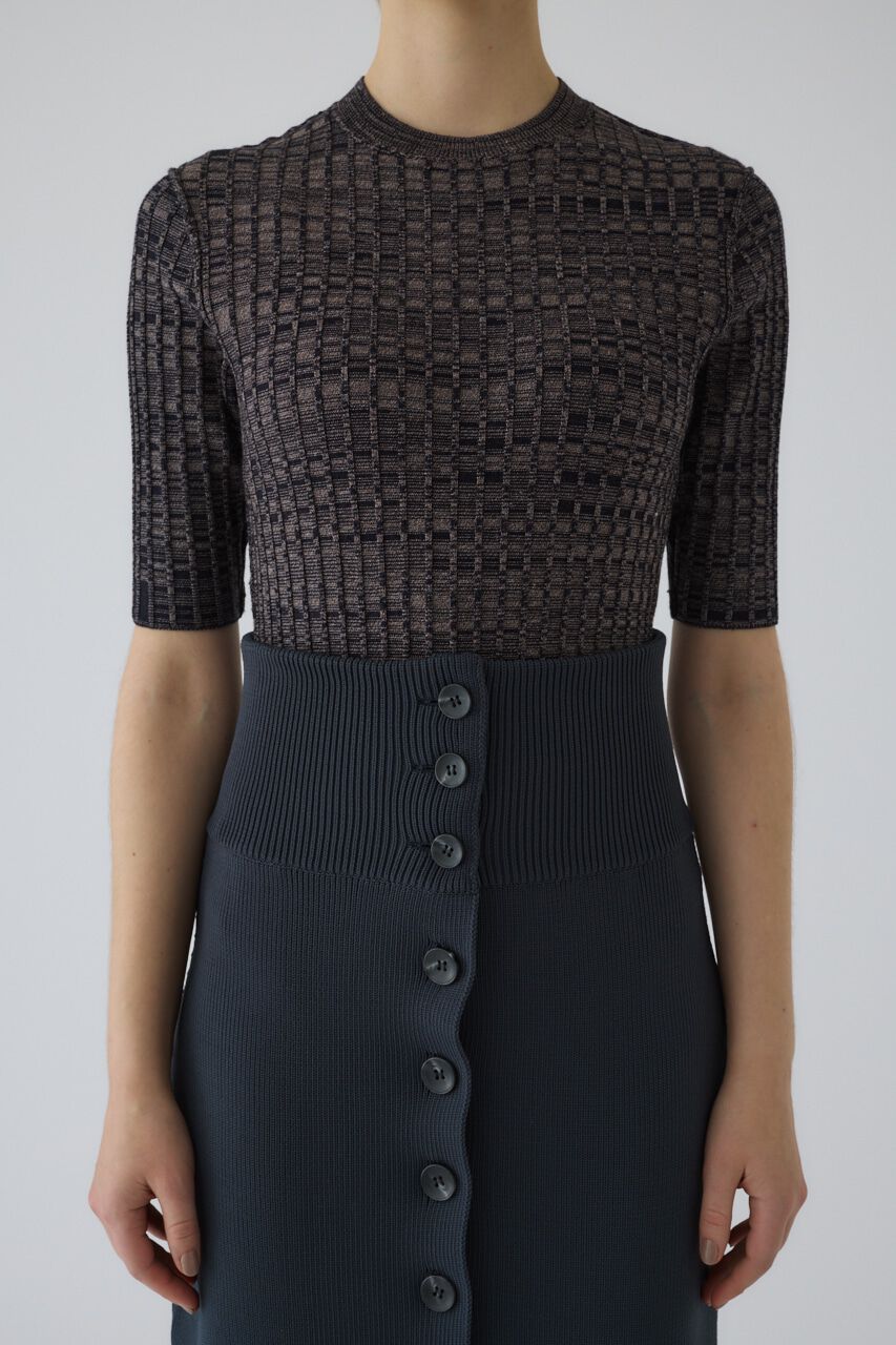 RIM.ARK 「Mixed color body suit」|ニット・セーター|BRN