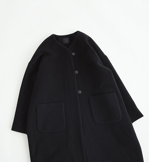 オオカミとフクロウ「オオカミとシロクマのヴィーカ&ldquo;ロングメルトン&rdquo;」|ノーカラーコート|