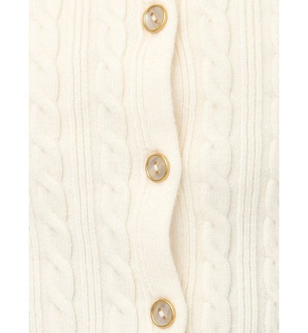 dazzlin「ミニケーブルスクエアニットトップス」|ニット・セーター|