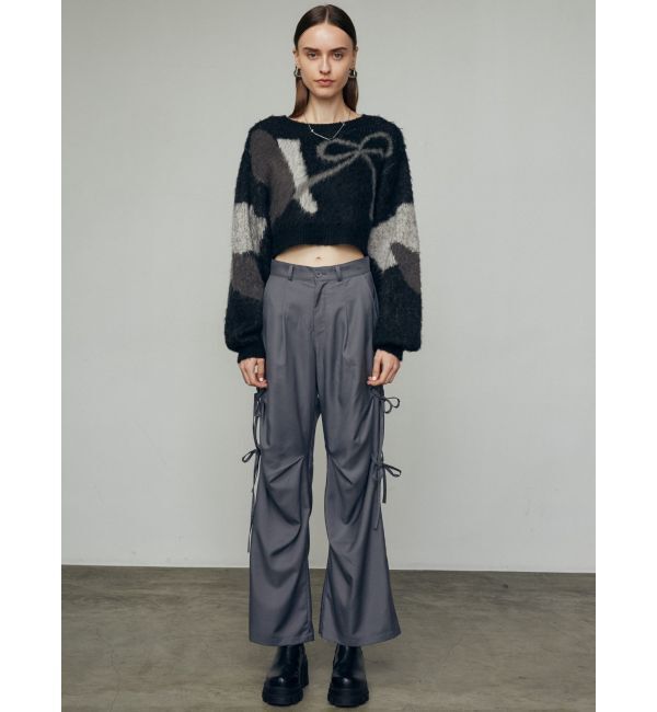 EMODA「ショートルーズジャガードニット」|ニット・セーター|