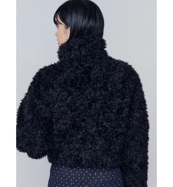 EMODA「シングルミニボアブルゾン」|ブルゾン・スタジャン|