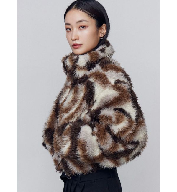 EMODA「シングルミニボアブルゾン」|ブルゾン・スタジャン|