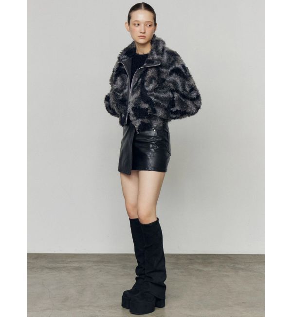 EMODA「シングルミニボアブルゾン」|ブルゾン・スタジャン|