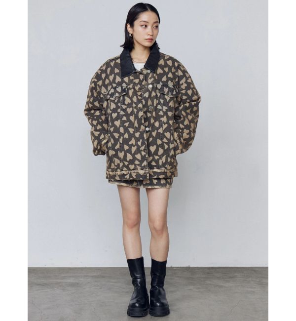 EMODA「ワイドオーバーデニムブルゾン」|ブルゾン・スタジャン|